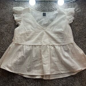 shein white blouse